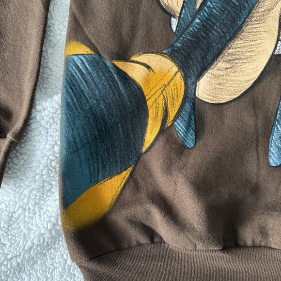 Disneyland Resort Walt Disney World 2XL Goofy Sweatshirt Hanes Brown HTF - Picture 12 of 12